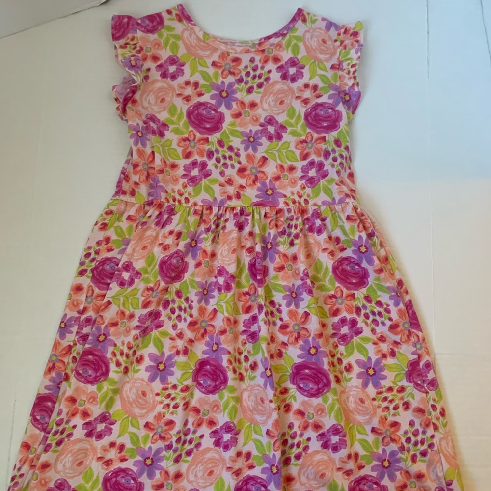 Girls THE CHILDREN’S PLACE Floral Dress Large (10/12).